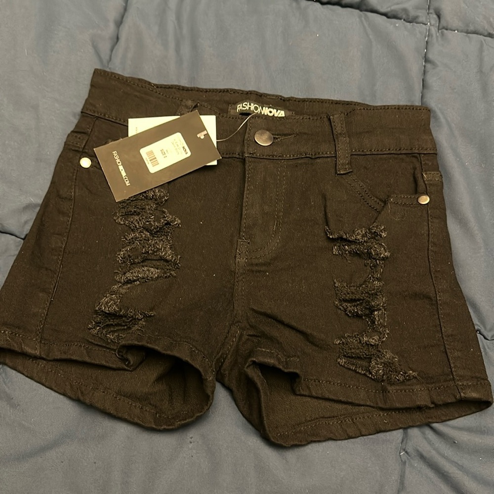 Black shorts